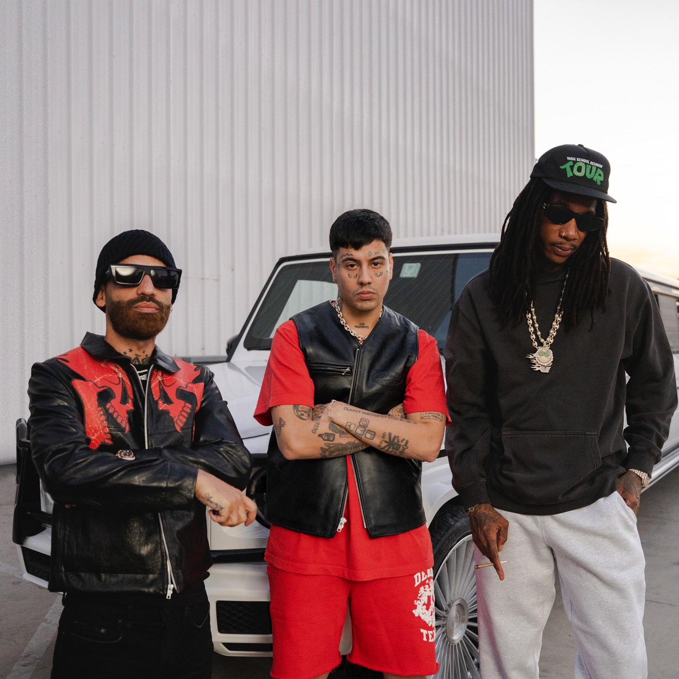 Wiz Khalifa in Anestesia’s work with Duki and Arcángel
